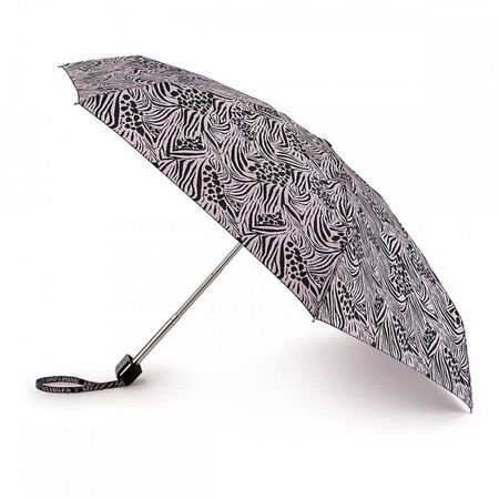 Міні парасолька жіноча механічна Fulton L501-040874 Tiny-2 Animal Mix (Звірячий мікс) купити недорого в Ти Купи