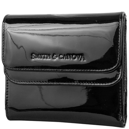 Женский кошелек из лаковой кожи SMITH CANOVA FUL-28611-blkpatent купить недорого в Ты Купи