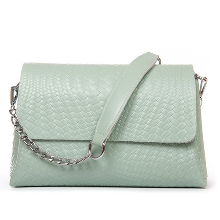Женская кожаная сумка классическая ALEX RAI J009-1 blue-green купить недорого в Ты Купи