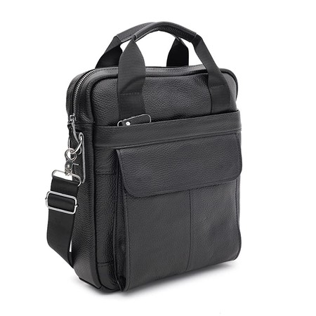 Мужская кожаная сумка Keizer K18861bl-black купить недорого в Ты Купи