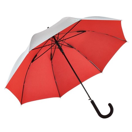 Зонт-трость Fare 7119 Серебристо-красный (316) купить недорого в Ты Купи