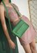 Жіноча шкіряна міні-сумка момент зеленого двигуна-зеленого