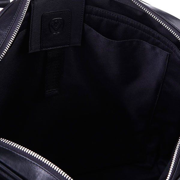 Чоловіча шкіряна чорна сумка Valenta ВМ703711 купити недорого в Ти Купи
