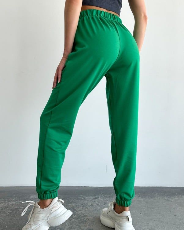 Спортивные штаны ISSA PLUS 13694 S зеленый купить недорого в Ты Купи