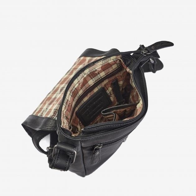 Мужская кожаная сумка через плечо HILL BURRY HB6154RA купить недорого в Ты Купи