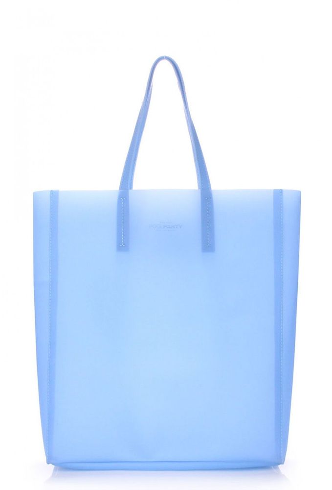 Компактная летняя сумка Poolparty голубая купить недорого в Ты Купи