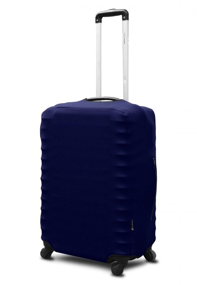 Защитный чехол для чемодана темно-синий Coverbag неопрен купить недорого в Ты Купи