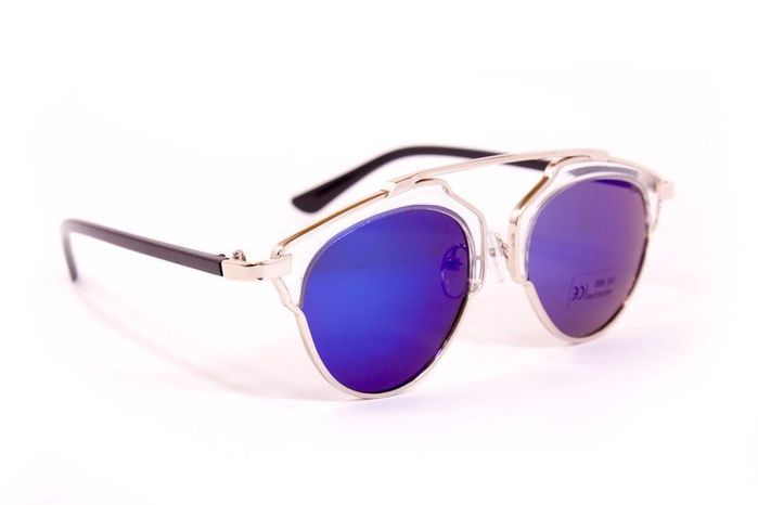 Солнцезащитные зеркальные женские очки Glasses 9010-4 купить недорого в Ты Купи