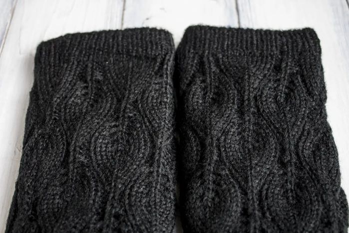 Женские зимние черные перчатки L купить недорого в Ты Купи