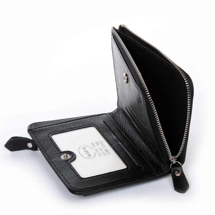 Женский кожаный кошелек Classik DR. BOND WN-23-20 black купить недорого в Ты Купи