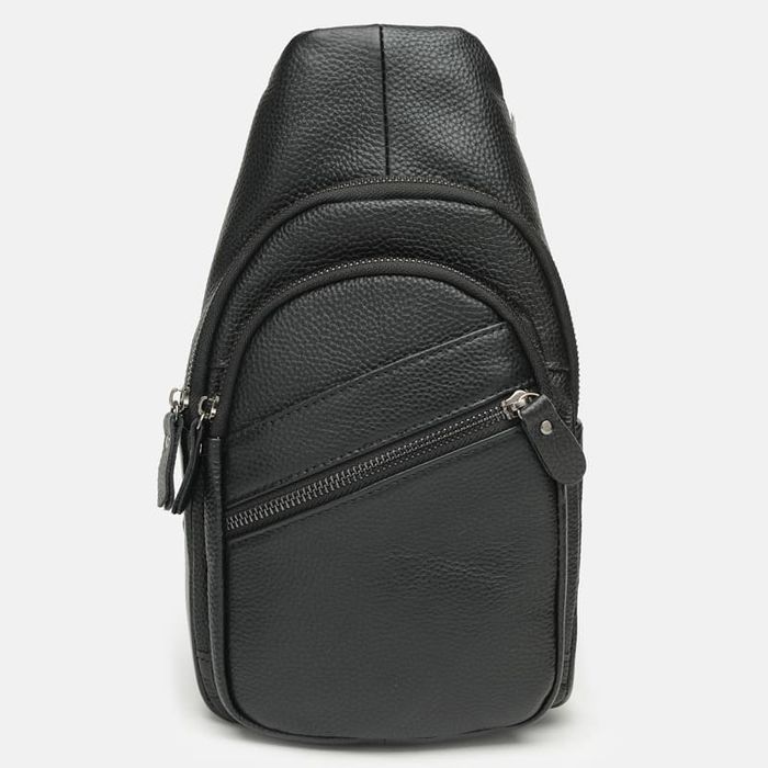 Чоловіча шкіряна рюкзак Keizer K11808-чорний купити недорого в Ти Купи