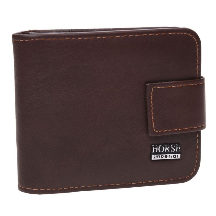 Чоловічий шкіряний гаманець Horse Imperial K1029h-brown купити недорого в Ти Купи