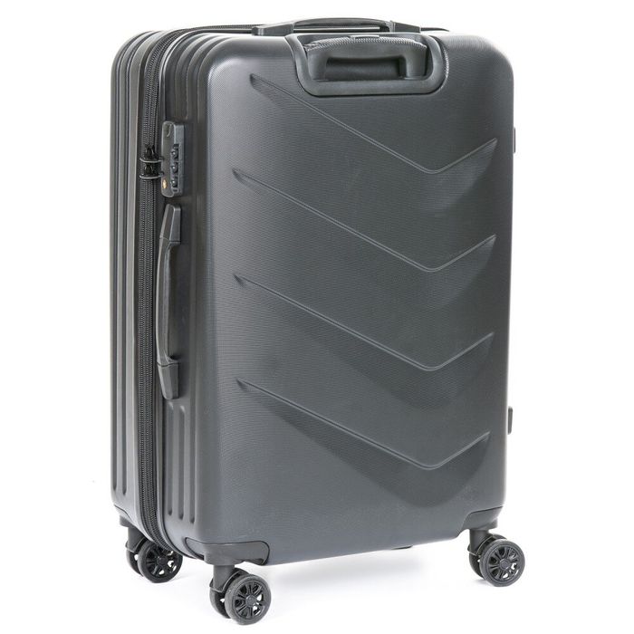 Комплект валіз 2/1 ABS-пластик PODIUM 8340 black змійка 32067 купити недорого в Ти Купи