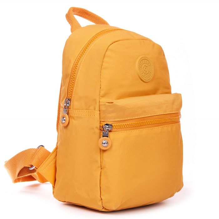 Женский тканевый рюкзак Jielshi 7701 yellow купить недорого в Ты Купи
