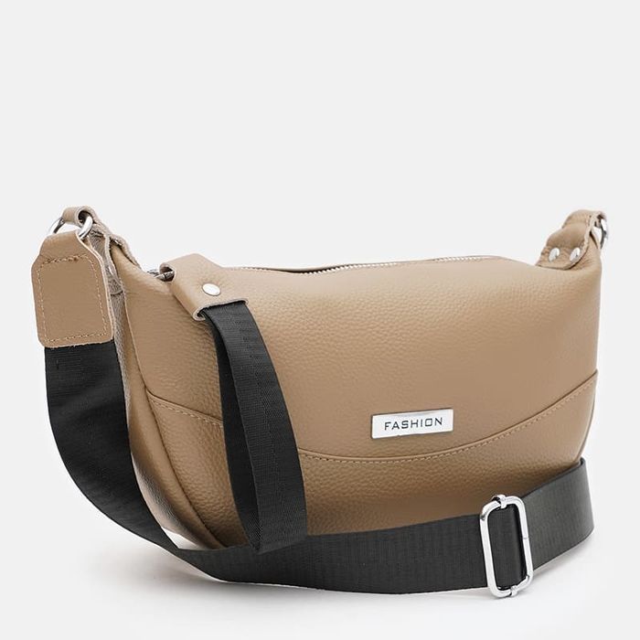 Жіноча шкіряна сумка Borsa Leather K12242be-beige купити недорого в Ти Купи
