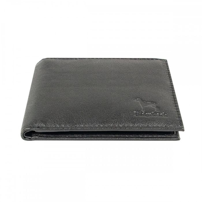 Англійський шкіряний чоловічий гаманець Ridgeback JBNC 35 Black (Чорний) купити недорого в Ти Купи