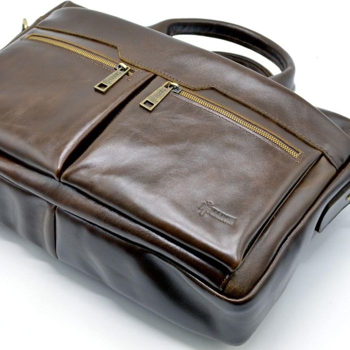 Шкіряна сумка для ноутбука TARWA gq-7122-3md купити недорого в Ти Купи