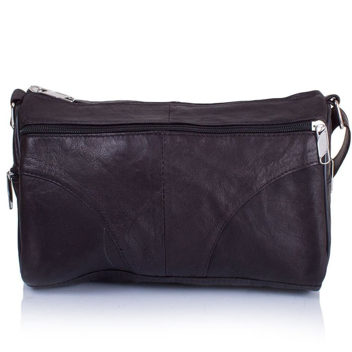Женская кожаная черная сумка-багет TUNONA SK2401-2 купить недорого в Ты Купи