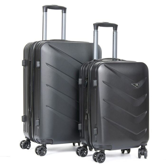 Комплект валіз 2/1 ABS-пластик PODIUM 8340 black змійка 32067 купити недорого в Ти Купи