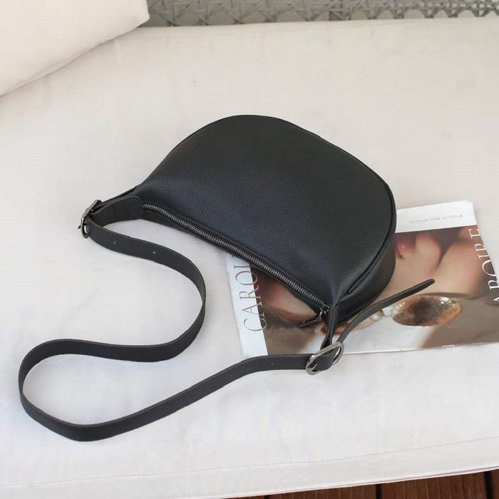 Жіноча чорна маленька чорна сумка Olivia Leather B24-W-6599A купити недорого в Ти Купи