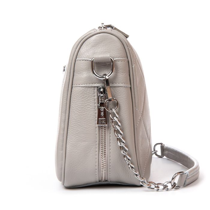 Женская кожаная сумка классическая ALEX RAI 2034-9 L-grey купить недорого в Ты Купи