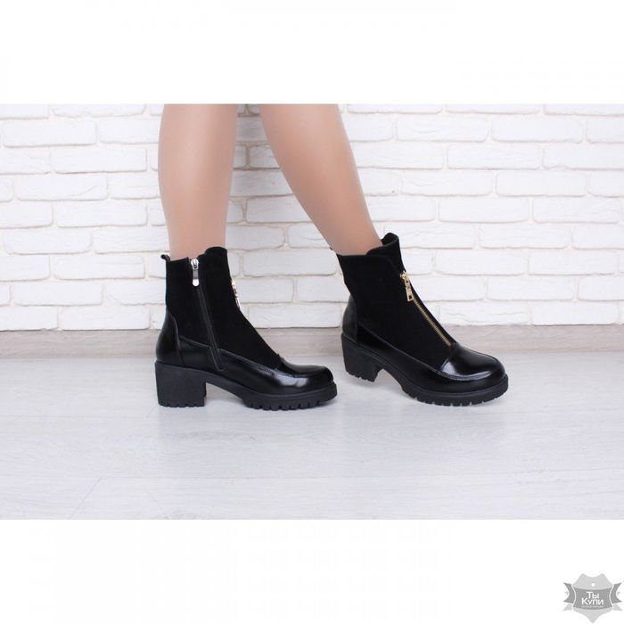 Черные женские ботинки Villomi 4017-02 купить недорого в Ты Купи