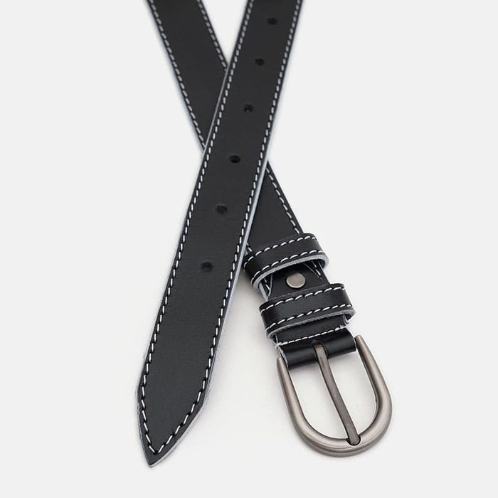 Женский кожаный ремень Borsa Leather 110v1genw101-black купить недорого в Ты Купи
