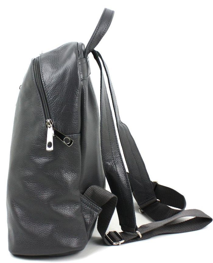 Женский кожаный рюкзак Borsacomoda 14 л темно-серый 841.021 купить недорого в Ты Купи