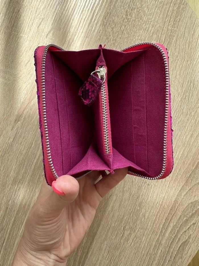 Кошелек из натуральной кожи питона Ekzotic Leather snw02_3 купить недорого в Ты Купи