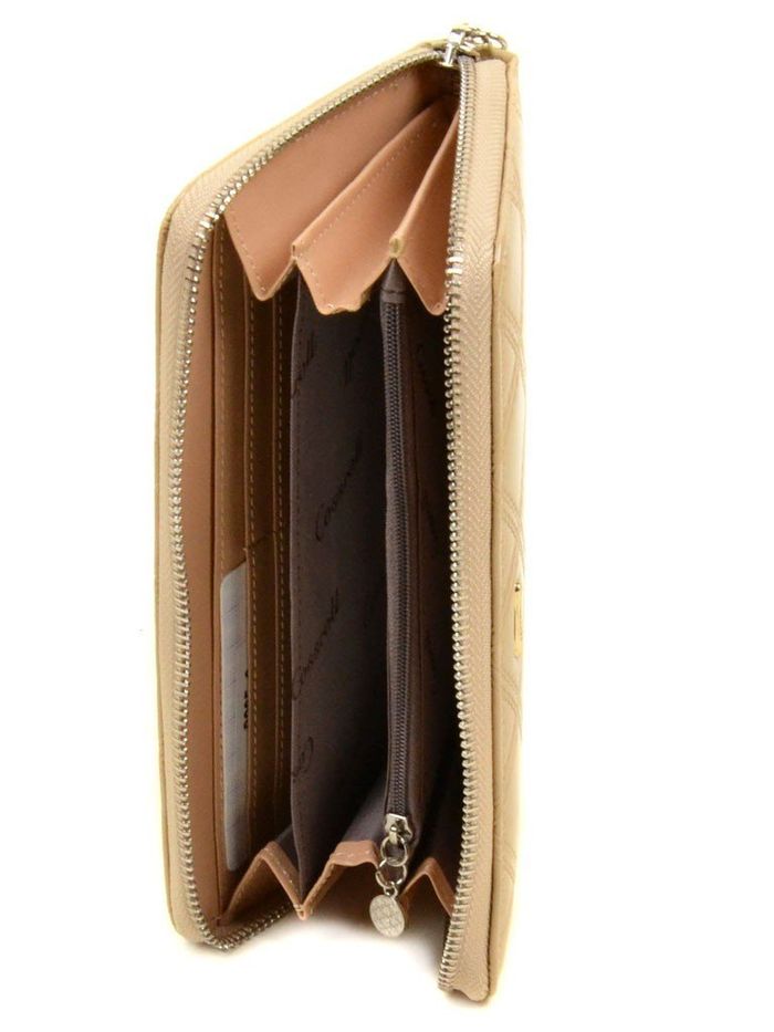 Женский стильный бежевый кошелек Cossrol Rose Series-2 WD-8 beige купить недорого в Ты Купи