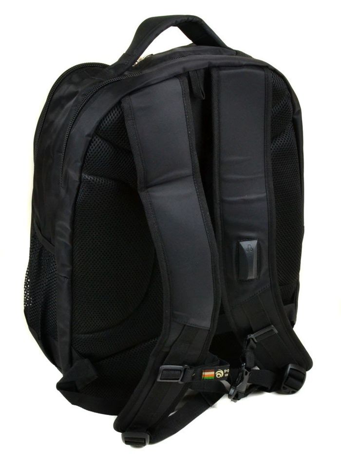 Городской черный рюкзак из полиэстера Power In Eavas 5142 black купить недорого в Ты Купи