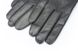 Жіночі чорні рукавички зі шкіри ягняти Shust Gloves
