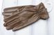 М - коричневі шкіряні жіночі рукавички для рукавичок