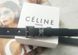 Женский узкий кожаный ремень CELINE cln09
