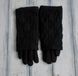 Женские зимние черные перчатки L