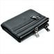 Мужской кожаный кошелек Weatro 13 х 10 х 3 см Черный wtro-nw-163-35-016