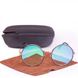 Солнцезащитные женские очки Glasses с футляром f9367-5