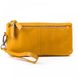 Косметичка з натуральної шкіри Cosmetic bag A-00276-9 yellow