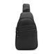 Мужской рюкзак через плечо Borsa Leather K13295bl-black