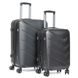 Комплект валіз 2/1 ABS-пластик PODIUM 8340 black змійка 32067