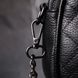 Молодіжна жіноча шкіряна сумка через плече Vintage 22325, Чорний