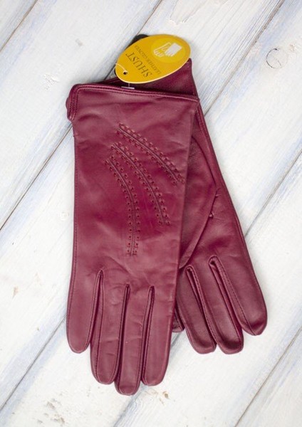 Женские кожаные перчатки Shust Gloves 852 купить недорого в Ты Купи