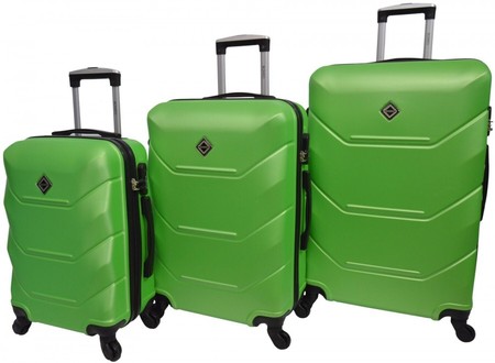 Набор из 3 чемоданов из ABS пластика Bonro Style 10500305 купить недорого в Ты Купи