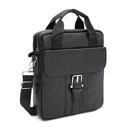 Мужская кожаная сумка Keizer K18862bl-black купить недорого в Ты Купи