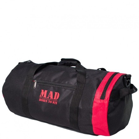 Спортивна чорно-червона сумка-тубус MAD S4L8001 40L купити недорого в Ти Купи