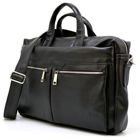 Мужская кожаная черная сумка TARWA fa-7122-3mdl купить недорого в Ты Купи