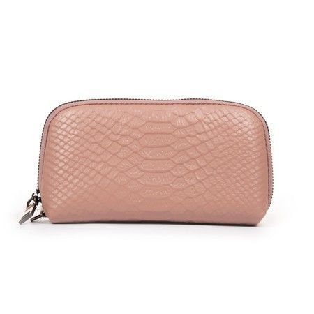 Жіноча шкіряна косметичка Cosmetic 60095-9 pink купити недорого в Ти Купи