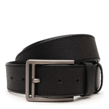Мужской кожаный ремень Borsa Leather V1125DPL03-black купить недорого в Ты Купи