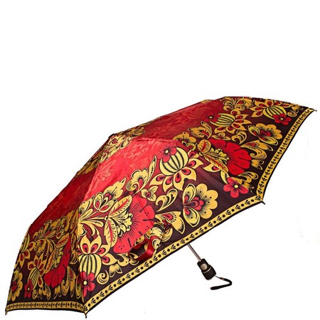 Зонт женский стильный полуавтомат ZEST красный купить недорого в Ты Купи