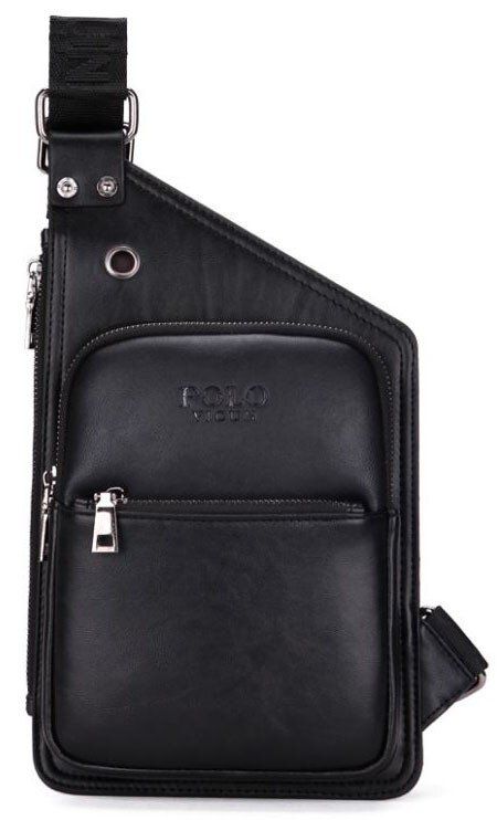 Мужская повседневная черная сумка Polo 9901 купить недорого в Ты Купи